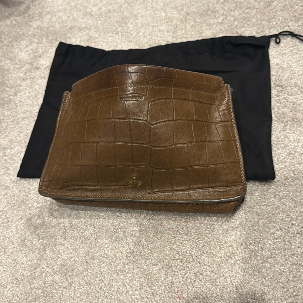 Excellent condition Jerome Dreyfuss croc clutch